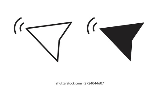 Logo-Design der Cursorsymbole, Piktogramm-Symbole