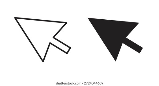 Logo-Design der Cursorsymbole, Piktogramm-Symbole
