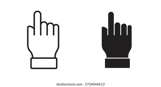 Logo-Design der Cursorsymbole, Piktogramm-Symbole