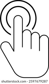 Cursor icons set in hand, arrow and mouse forms, mouse click cursor set, arrow and hand pointer - vector