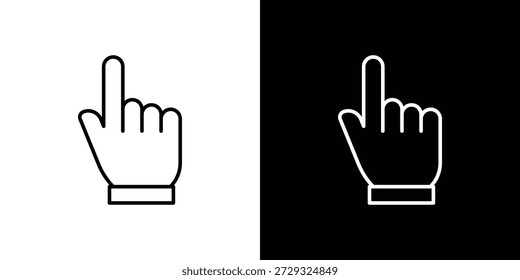 Cursor icons symbols. Collection of simple black icons
