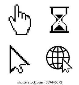 Cursor icons  vector set