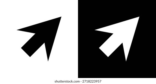 Iconos del cursor. Vector Plantilla Ilustración Símbolo Píxeles Perfecto