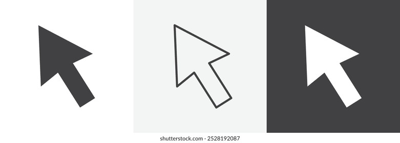 Cursor icon.Trendy modern flat linear vector illustration on white background.