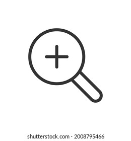 Cursor line icon. Web symbol for web and apps. Sign design in outline style. Cursor stroke object.