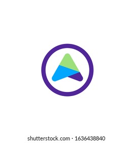 cursor logo design modern template