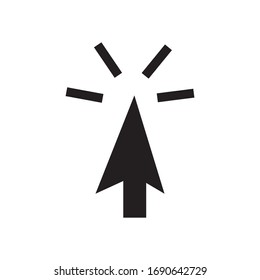 plantilla de vektor de material del logotipo del cursor