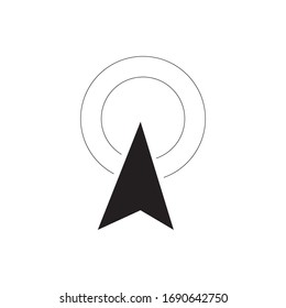 cursor logo stock vektor template
