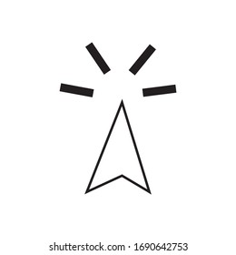 cursor logo stock vektor template