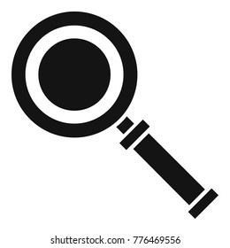 Cursor magnifier icon. Simple illustration of cursor magnifier vector icon for web