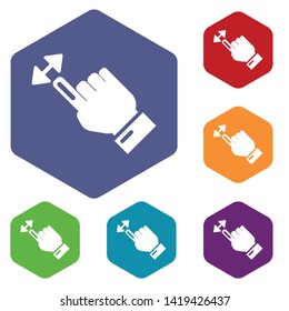 Cursor motion icon. Simple illustration of cursor motion vector icon for web
