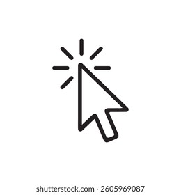 Cursor mouse click. Vector Illustration Eps 10