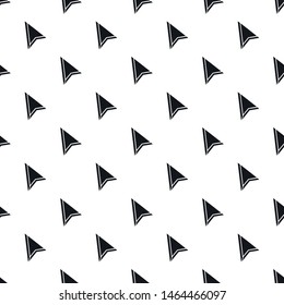 Cursor mouse element pattern seamless vector repeat geometric for any web design
