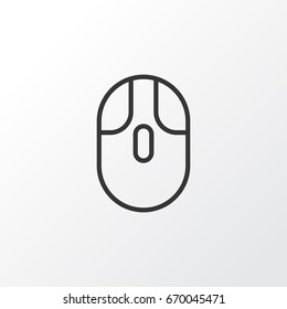 Cursor Mouse Icon Symbol. Premium Quality Isolated Control Device Element In Trendy Style.