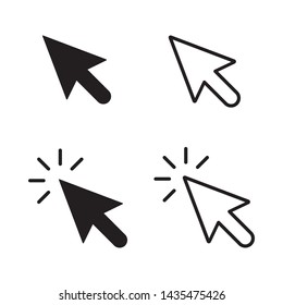 cursor mouse pointer icon vector illustration