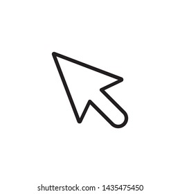 cursor mouse pointer icon vector illustration