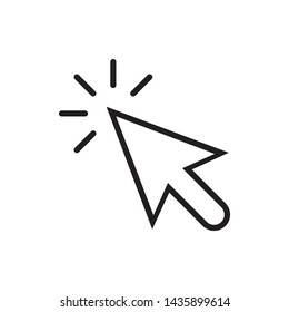 cursor mouse pointer icon vector illustration