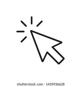 cursor mouse pointer icon vector illustration