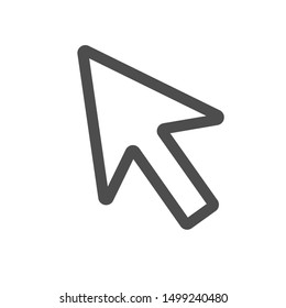 cursor mouse pointer icon vector illustration