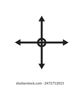 Cursor Move Icon, Great for Computer and User Interface Designs