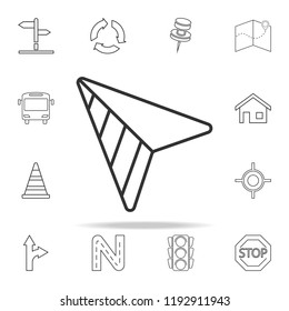cursor navigator icon. navigation icons universal set for web and mobile