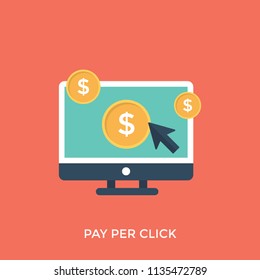 
Cursor on monitor screen making a click over dollar sign an amazing concept for pay per click 
