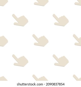 Cursor pattern seamless background texture repeat wallpaper geometric vector