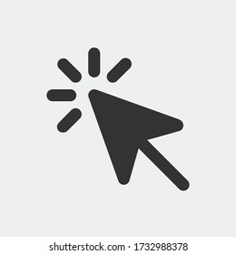 cursor point vector icon illustration sign for web and design