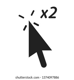 Cursor, pointer, arrow. Simple thin line icon, outline vector of Arrow icons for UI and UX, website or mobile application. set