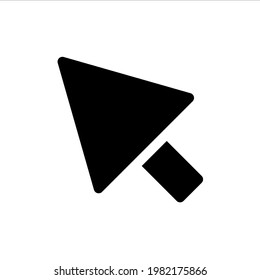 Cursor pointer icon glyph style