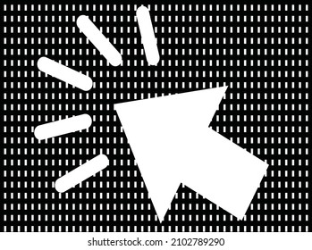 Cursor pointer icon vector illustration