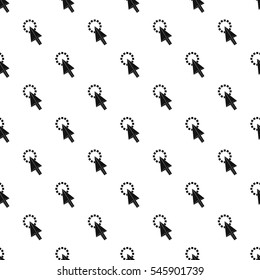 Cursor is pointing pattern. Simple illustration of cursor is pointing vector pattern for web