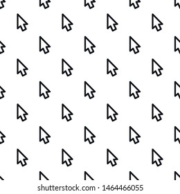 Cursor retro element pattern seamless vector repeat geometric for any web design