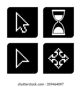 Cursor  set vector icon