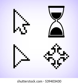 Cursor  set vector icon