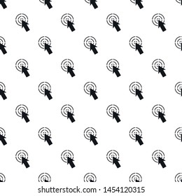 Cursor shape pattern seamless vector repeat geometric for any web design