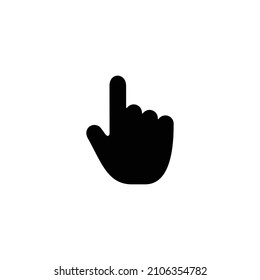 Cursor simple flat icon vector illustration
