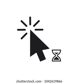 cursor symbol in trendy flat style 