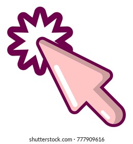 Cursor technology icon. Cartoon illustration of cursor technology vector icon for web