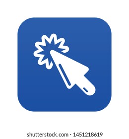 Cursor technology icon. Simple illustration of cursor technology vector icon for web