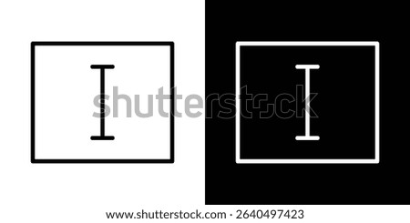 Cursor text icon Graphic vector set for ui design