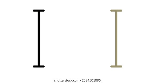 Cursor text icons pack in black and colored version