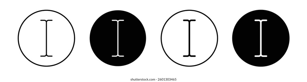Cursor text icons vectors graphics collection