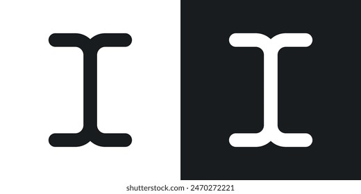 Cursor text symbols. Mouse type cursor icon. Test edit or insert pointer vector. Write font cursor symbol.