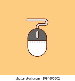 cursor vector flat colour icon