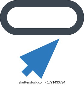cursor vector glyph color icon