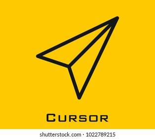 Cursor vector icon