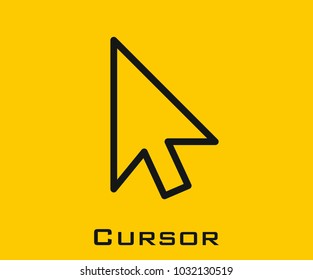Cursor vector icon