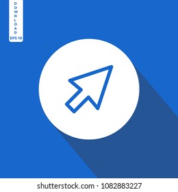 Cursor vector icon