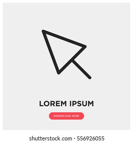 Cursor vector icon